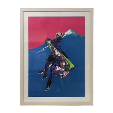JOJO展<br>複製原画<br>空条承太郎&スタープラチナ