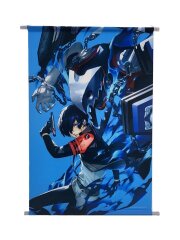 主人公&タナトス B2タペストリー ペルソナ3 エビテン同梱特典 ゲーム系トイ