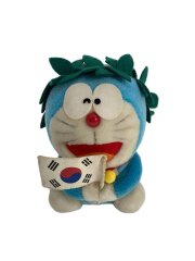 ぬいぐるみ ドラえもん ワールドフラッグ 韓国 平成レトロ