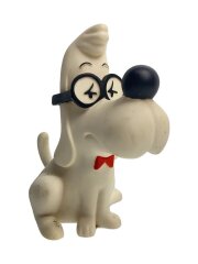 ソフビ貯金箱 Mr.ピーボディ 天才犬ピーボ博士のタイムトラベル