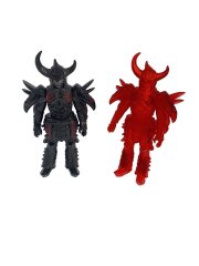 ソフビ 暗黒魔鎧装アーマードダークネス 通常&クリアレッドVer. 2点セット