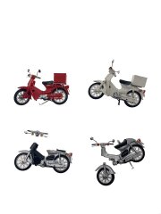 【ジャンク】食玩 Honda スーパーカブ 4点set