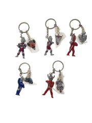 ウルトラマンシリーズ フィギュア&サポートメカキーホルダー 5点set