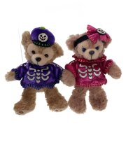 ダッフィー&シェリーメイ ぬいぐるみバッジ 2点set 2013ハロウィン