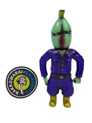 ソフビ 壁ドン かっこわらい雑貨店塗装 ｽｰﾌｪｽ限定 インディーズトイ